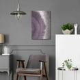 thumbnail image 5 of Luxe Metal Art 'Agate Geode II PLUM' by Wild Apple Portfolio, Metal Wall Art, 16"x24", 5 of 9