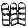thumbnail image 3 of WHAMVOX Earring Holder Folding Plastic Stand Ear Display Screen for Earring Jewelry (Three Parts Black), 3 of 8