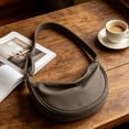 thumbnail image 6 of tumgatte Women's Soft Leather Dumpling Bag Shoulder Crossbody Bag 11.81x6.69x3.93 Inch High-End Versatile for Class Daily Use, 6 of 6