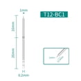 thumbnail image 1 of T12 Soldering Iron Tips Soldering Station Electric Soldering Iron K B2 Bc1 2 D16, 1 of 5