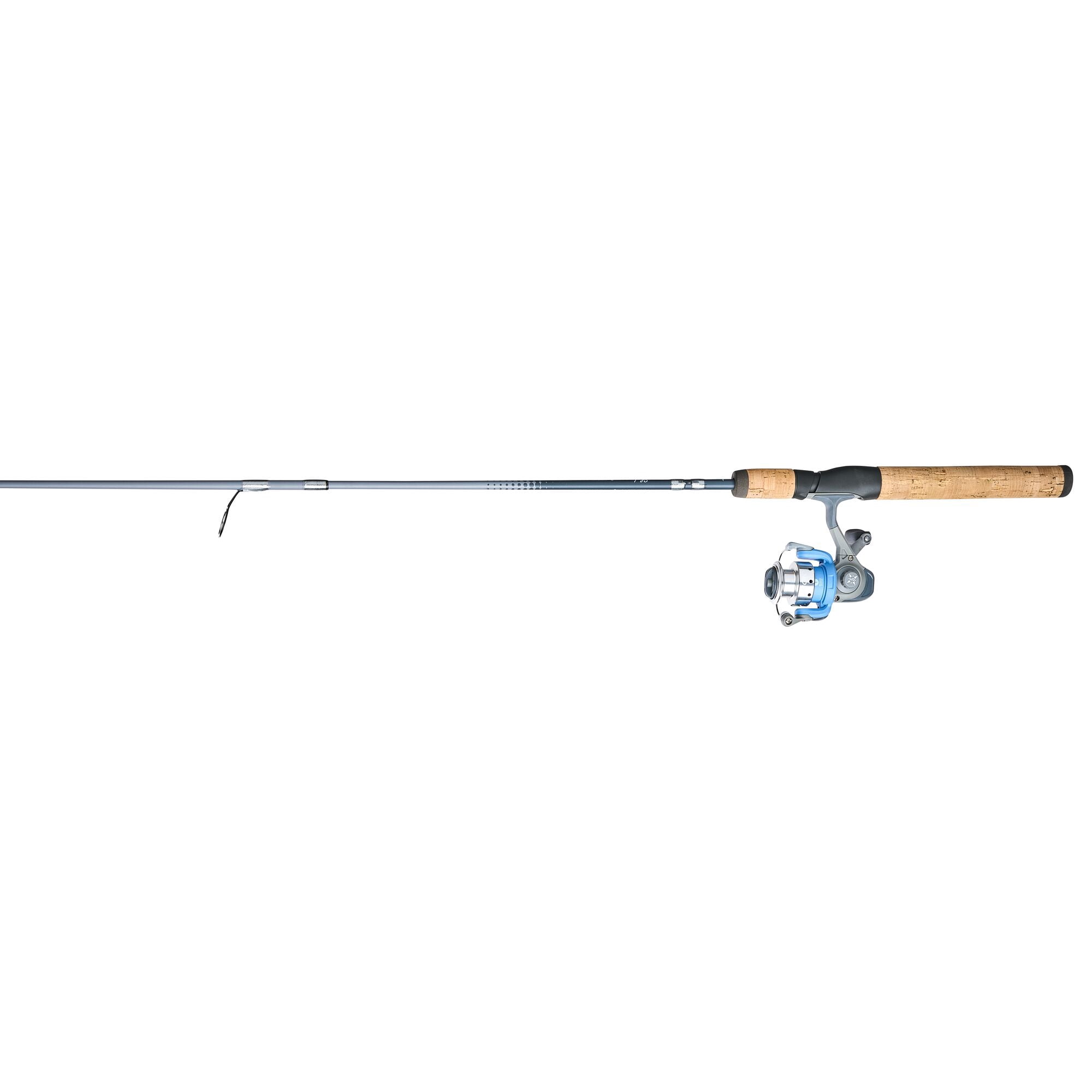 Shakespeare Micro Spinning Travel Combo, 6'6" 3-pc Light Fishing Rod, 25-Size Reel