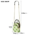 thumbnail image 2 of joogoo Women Checkered Grid Green Chain Crossbody Bags Shoulder Handbag Phone Purse, 2 of 5