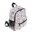 thumbnail image 2 of FORMRS School Backpack with Front Zippered Pocket 12" Student Travel Daypack, Pink Mosaic Pattern, 2 of 6