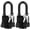 2 Black, variant on Waterproof Padlocks Keyed Alike for Outdoor Use,Weatherproof Pad Lock with Same Key (1 Red/1 Black)