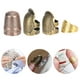 thumbnail image 4 of Sewing Thimble Practical Durable Sewing Finger Protector Adjustable 4Pcs For Sewing For Quilting For DIY For Craft ANGGREK Arte y Manualidades, 4 of 8