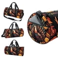 thumbnail image 3 of Thanksgiving Large Capacity Sports Duffle Bag, 17.7 Inches, with Interior Zipper Pocket - Ideal for Weekender or Travel, 3 of 6