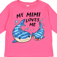 thumbnail image 4 of Inktastic My Mimi Loves Me Whale Shark Boys or Girls Long Sleeve Toddler T-Shirt, 4 of 5
