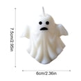 thumbnail image 3 of KITTEHIGM Halloween Ghost Scented Soy Wax Candle White Spooky Decor, Perfect for Party Table Centerpiece Thanksgiving Fall, 3 of 6