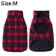 thumbnail image 2 of Ropa para perros Chaleco a cuadros de algodón para mascotas Velcro ropa gruesa y cálida para perros 899, 2 of 6