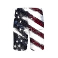 thumbnail image 5 of Gamivast Swim Trunks for Men Elastic Waist Drawstring American Flag Graphic Shorts with Pockets Quick Dry Beach Shorts Loose Fit Mid Thigh Swim Shorts Summer Vacation Wear, 5 of 6