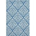 thumbnail image 2 of Nourison Grafix Modern Damask Blue 3'9" x 5'9" Area Rug, (4' x 6'), 2 of 8