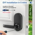 thumbnail image 3 of Cerradura de puerta inteligente NICE DIGI con asa para puerta delantera sin llave, 3 of 5