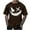 Brown T-Shirt, variant on Mens Crew Neck Short Sleeve Tops Smile Face Graphic T Shirt Big & Tall Summer Tee Trendy Holiday Party T-Shirts White XXXXXL