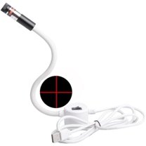 Sewing Machine Guide Positioning Light, Magnetic Positioning Quilting Light Guide for Sewing Machine, Adjustable Magnetic Attachment, Multi-Mode Line/Cross/Dot (Positioning Light * Cross)