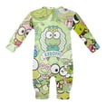 thumbnail image 6 of Keroppi Baby Footless Rompers, Long Sleeve Baby Onesie Jumpsuit for Boys Girls, 6 of 8