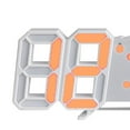 thumbnail image 5 of Reloj despertador digital LED, reloj de pared LED 3D Reloj despertador de pared digital Reloj de mesa LED Funcionalidad de alta precisión, 5 of 5
