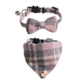 thumbnail image 1 of Xiao Hua Collar para gatos con hebilla ajustable de seguridad suave para perros pequeños o gatos (2 unidades, gris), 1 of 4
