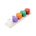 thumbnail image 2 of Juguetes de piscina, juego de frutas y verduras, pilar, forma de fruta y verdura, combinación de colores, invento, educación temprana, rompecabezas, juguetes para niños y niñas, regalos de cumpleaños, 2 of 6