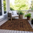thumbnail image 3 of Dalyn Rugs Machine Washable Indoor/Outdoor Chantille Paprika 2'6" x 3'10" Rug, 3 of 9