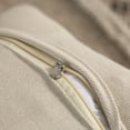 thumbnail image 4 of 16" Handwoven Cotton Throw Pillow Cover with White Tufted Large Lattice Pattern and Tassel Corners, White, 4 of 10