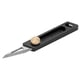 thumbnail image 1 of Cortador de caja de llavero, mini cuchillo, caja de paquete de empuje, abridor de cartas, cuchillo de bolsillo, empuje de engranaje, artesanía excepcional, 1 of 8