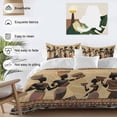 thumbnail image 3 of African Women Bedding Duvet Cover Set Twin Size 4 Pieces Ethnic Style Traditional Vintage Bedding Set with Zipper Closure, 1 Comforter Cover 68x86 Inches 1 Flat Sheet & 2 Pillow Cases, 3 of 7