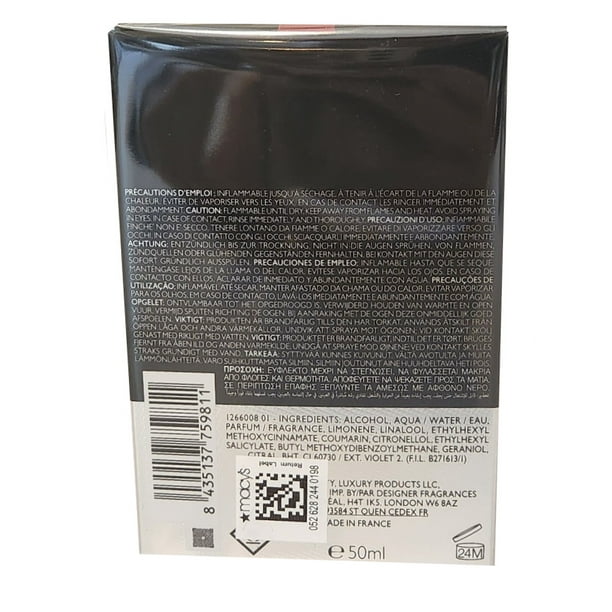 Luna Rossa Carbon by Prada for Men - 1.7 oz EDT Spray - Walmart.ca