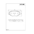 thumbnail image 2 of Balatas Traseras para Chevrolet Silverado 1500 2001, 2 of 2