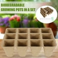 thumbnail image 2 of 12 Cell Seed Trays Set Seedling Starter Tray Plant Pots Germination Grow Cups, 2 of 11