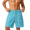 thumbnail image 5 of DailyTrove Men's Quick Dry Swim Trunks, Elastic Waist Board Shorts with Mesh Lining, 5 of 5