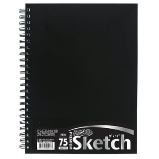  BAZIC Sketch Book 30 Ct. 8.5 X 11, Spiral Side Bound  Sketchbook Drawing Pads, Sketching Paper Coloring Book for Artist Kids  School, 2-Pack : Arts, Crafts & Sewing
