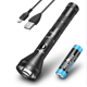 thumbnail image 1 of Potente linterna EDC impermeable recargable de 800 lúmenes. La linterna LED compacta con 4 modos es perfecta para caminar, hacer caminatas, pescar de noche y acampar. ER, 1 of 5