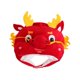 thumbnail image 5 of Gorro de peluche suave con forma de dragón, divertido gorro de invierno de peluche para adultos y niños, accesorio para el pelo para rol Rojo, 5 of 7
