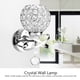 thumbnail image 4 of Lámpara de pared de cristal moderna, luz de noche junto a la cama, iluminación para dormitorio, sala de estar y pasillo, 4 of 14