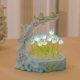 thumbnail image 1 of Lámpara de noche con forma de tulipán, flor y pájaro, decoración artística, decoración de escritorio, manualidades, regalo para amigos, regalo de mano, 1 of 6