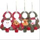 thumbnail image 1 of Adornos Colgantes YONGSHENG para Árbol de Navidad 4 Unidades Muñeco de Nieve Papá Noel, 1 of 5