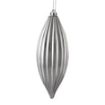 thumbnail image 1 of Vickerman M183207S 8 in. Silver Shiny Line Finial Ornament  4 per Bag, 1 of 3