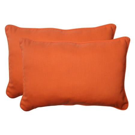 UPC 751379496658 product image for Pillow Perfect Solid Over-Sized Rectangular Outdoor Throw Pillow - Set of 2 | upcitemdb.com