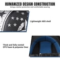 thumbnail image 6 of AHR Half Face Motorcycle Helmet with Sun Visor DOT Approved for Bike Chopper Cruiser, Black, 6 of 10