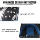 thumbnail image 5 of AHR Half Face Motorcycle Helmet with Sun Visor DOT Approved for Bike Chopper Cruiser, Black, 5 of 9