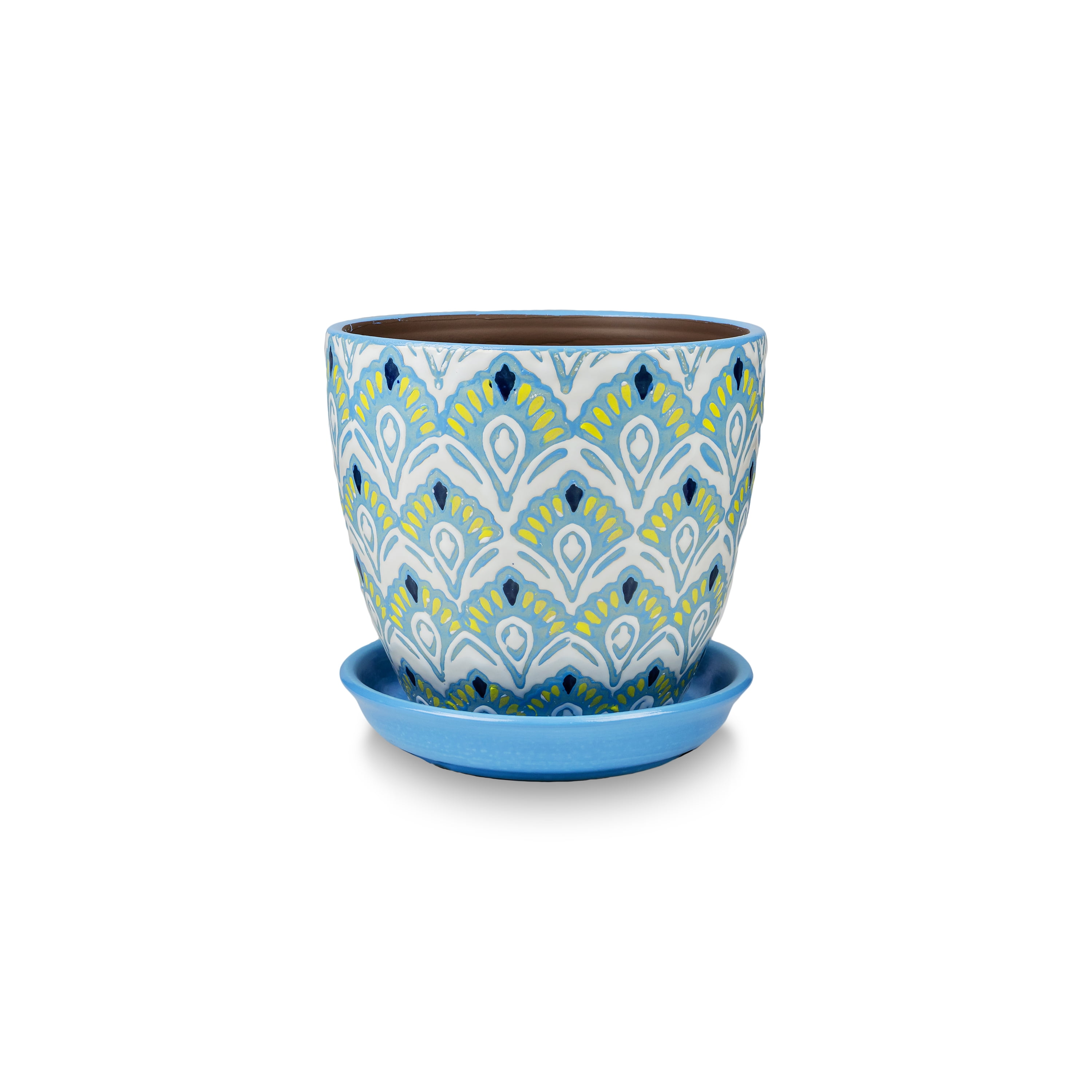 Pennington Ceramic Peacock Planter, 6 inch Turquoise - Walmart.com - Walmart.com