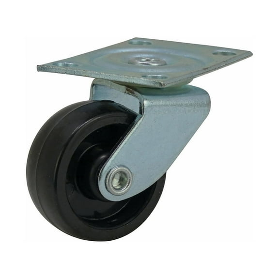 Shepherd Hardware 9556 Black Plate Caster 1-1/4"