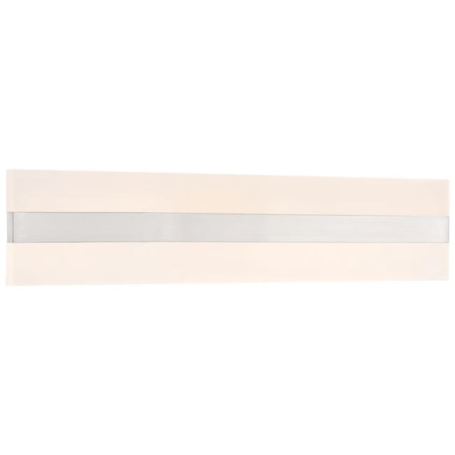 Access Lighting 62592LEDD-BS-ACR Netherton Applique Murale LED Bidirectionnelle en Acier Brossé 24 Pouces, Lentille Acrylique