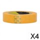 thumbnail image 1 of 4x Modelo de Pintura Cinta Adhesiva Fácil de Pegar Y Liberar 17M Longitud Líneas Finas Cinta de Papel para Curvas Modelo Cinta para Pintar para Modelo 4 piezas, 1 of 8