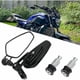 thumbnail image 4 of Motorcycle Handlebar Mirrors Motorbike Mirrors for XJ6 MT01 MT03 MT07 MT09 (Black), 4 of 5