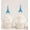 Blue, variant on Darling Souvenir, Eiffel Tower Cupcake Toppers, Wedding Party Dessert Decorations - Pack Of 20