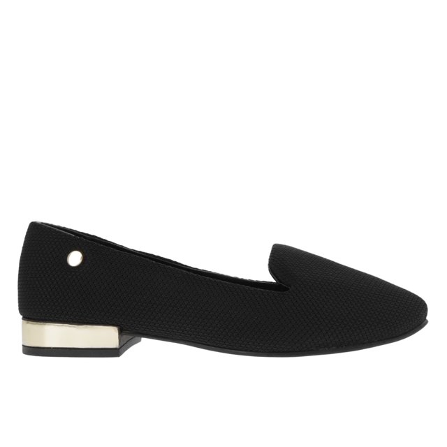 Balerina Miley color negro con tacón dorado 22.5 Dorothy Gaynor Balerina Miley color negro con tacón dorado 22.5