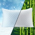 thumbnail image 7 of Continental Sleep, Gel Memory Foam Sleeping Pillow – Pressure Relief for Neck & Shoulder, Adjustable Height, Cooling Breathable Cover, for Side, Back & Stomach Sleepers, 25" x 15", White, 7 of 7
