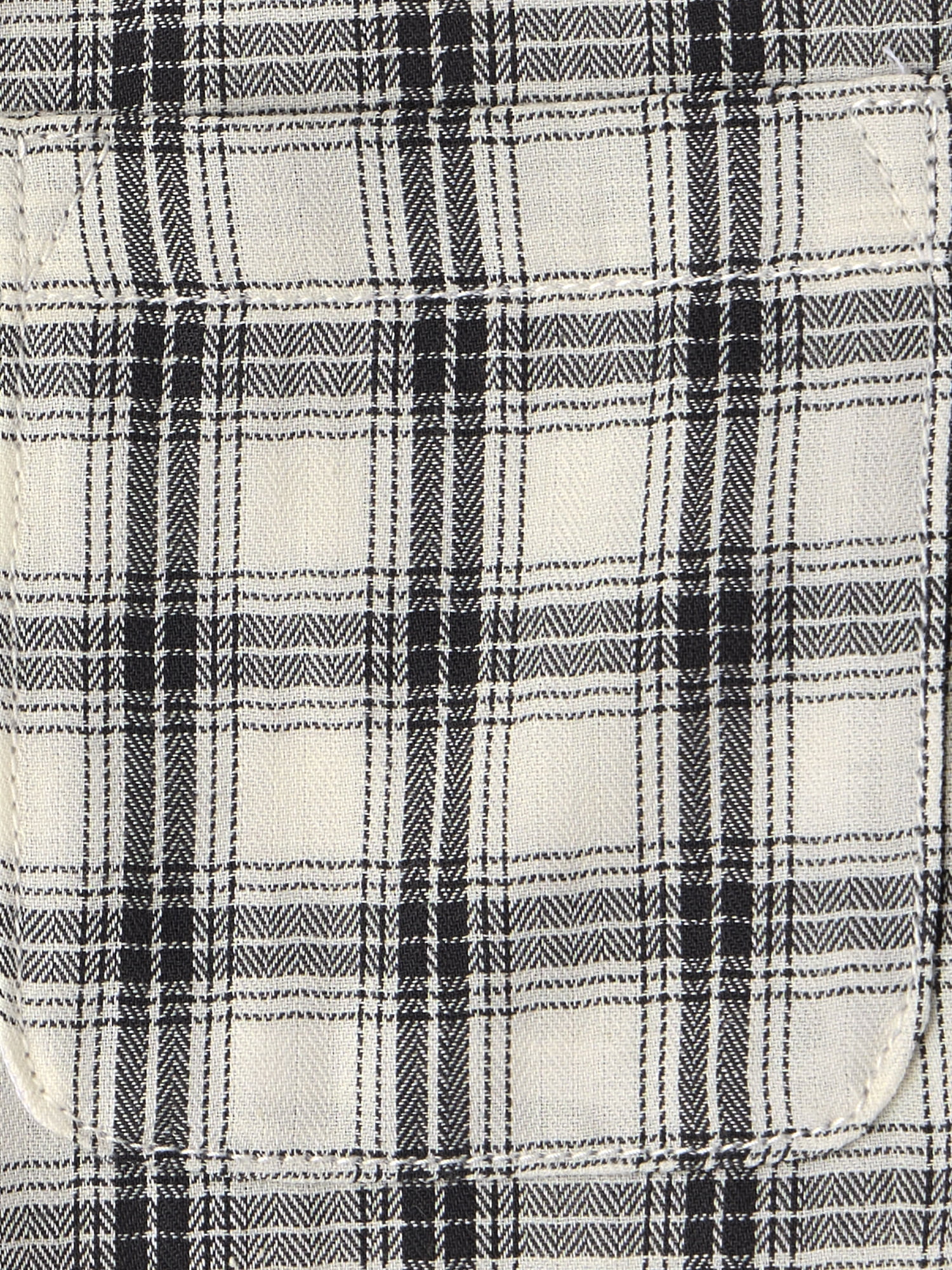 The Children's Place Boys Long Sleeve Plaid Textured Poplin Button Up Shirt, Sizes XS-XXL