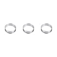 thumbnail image 1 of Wosthever Anillo de Pizza de acero inoxidable espejo pulido reemplazo restaurante hornear pastel molde herramienta de moldeo accesorios 8cm Type1 NO1, 1 of 6